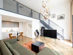 Pronájem bytu 1+kk, Praha - Holešovice, V háji, 43 m2