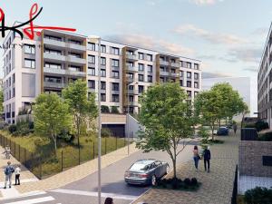 Prodej bytu 1+kk, Praha - Hlubočepy, náměstí Olgy Scheinpflugové, 39 m2