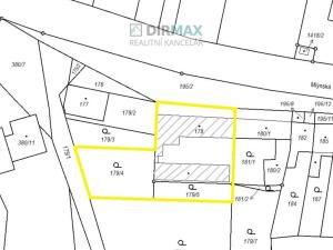 Prodej pozemku pro bydlení, Plzeň - Malesice, Mlýnská, 1210 m2