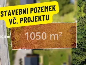 Prodej pozemku pro bydlení, Vyškov, 1050 m2