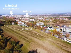 Prodej pozemku pro bydlení, České Budějovice, Lidická tř., 11608 m2