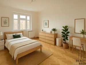 Pronájem bytu 2+kk, Praha - Vysočany, Prouzova, 50 m2