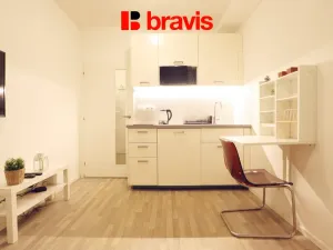 Pronájem bytu 1+kk, Brno - Pisárky, Libušino údolí, 20 m2