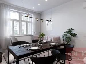 Pronájem bytu 3+kk, Praha - Vinohrady, náměstí Jiřího z Poděbrad, 93 m2