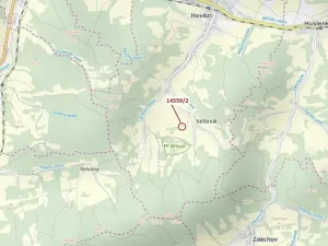 Dražba lesa, Hovězí, 605 m2