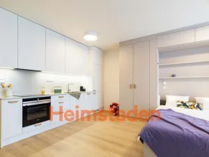 Pronájem bytu 1+kk, Praha - Holešovice, Vrbenského, 37 m2