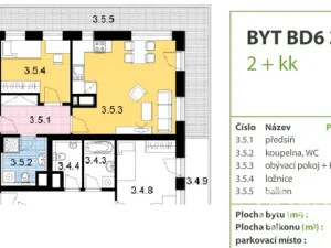 Pronájem bytu 2+kk, Čeladná, 42 m2