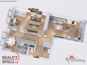 Prodej bytu 2+1, Černousy, 65 m2