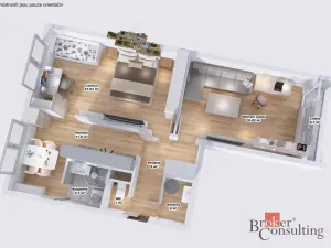 Prodej bytu 2+1, Černousy, 65 m2