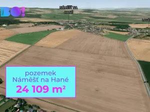Prodej pole, Náměšť na Hané, 24109 m2