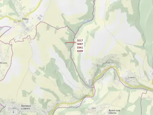 Dražba lesa, Benešov u Semil, 1649 m2