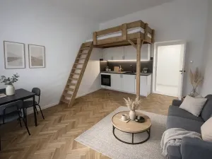 Pronájem bytu 1+kk, Praha - Vinohrady, Velehradská, 25 m2