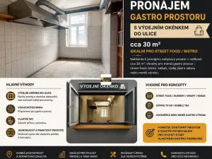 Pronájem restaurace, Praha - Žižkov, Bořivojova, 30 m2