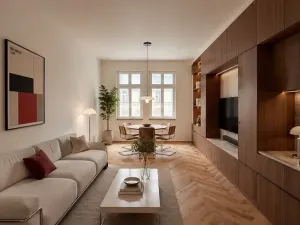 Prodej bytu 2+kk, Praha - Vinohrady, Bělehradská, 41 m2