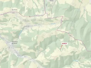 Dražba pozemku, Valašská Bystřice, 673 m2