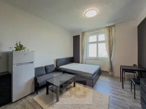 Pronájem bytu 1+kk, Praha - Vinohrady, náměstí Jiřího z Lobkovic, 25 m2