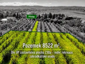 Prodej zahrady, Lipník nad Bečvou, 8522 m2