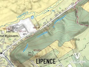 Prodej zahrady, Praha - Lipence, 926 m2