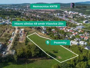 Prodej pozemku pro bydlení, Zlín - Příluky, 8375 m2