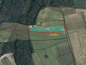 Prodej pole, Milovice, 15894 m2