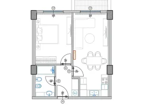 Prodej bytu 2+kk, Qerret, Albánie, 58 m2