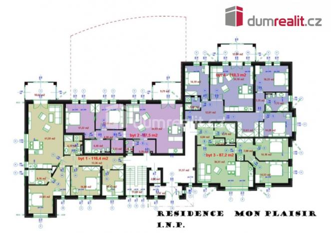 Prodej bytu 3+kk, Mariánské Lázně, Chopinova, 87 m2