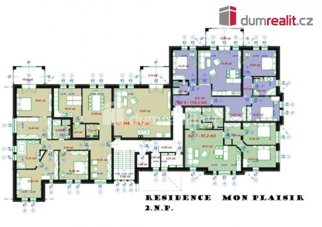 Prodej bytu 3+kk, Mariánské Lázně, Chopinova, 90 m2