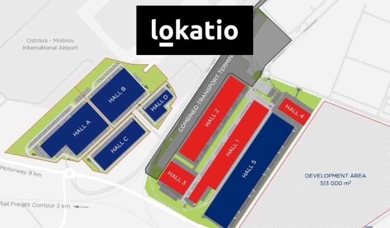 Pronájem skladu, Mošnov, 97421 m2