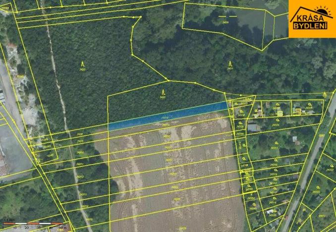 Prodej podílu 1/24 pozemku pro bydlení, Olomouc - Neředín, 224 m2