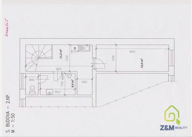 Pronájem kanceláře, Sokolov, nábřeží Petra Bezruče, 30 m2