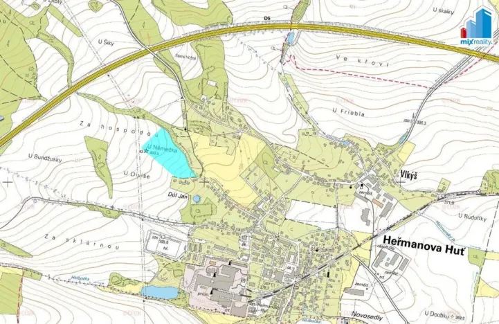 Prodej zemědělské půdy, Heřmanova Huť, Březová, 32493 m2