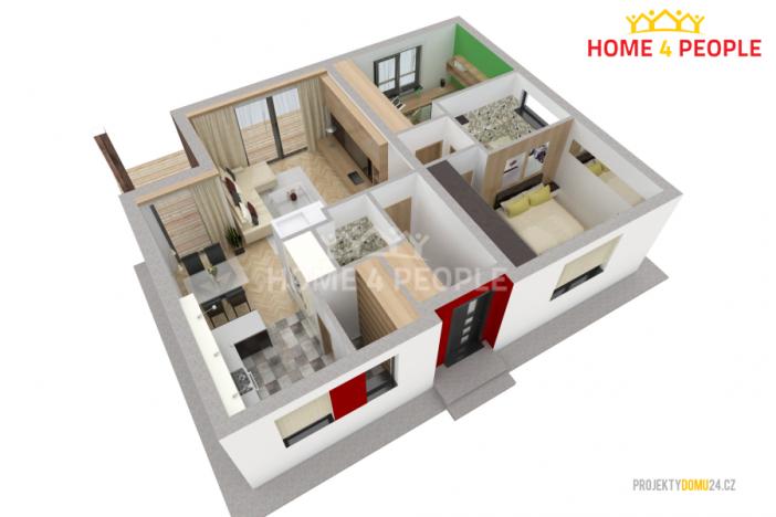 Prodej rodinného domu, Bořenovice, 100 m2