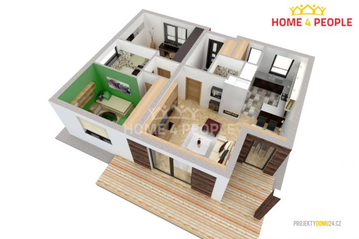 Prodej rodinného domu, Bořenovice, 100 m2