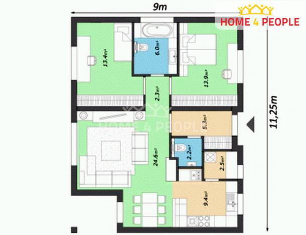 Prodej rodinného domu, Bořenovice, 100 m2
