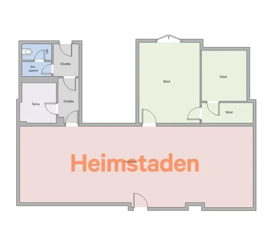 Pronájem kanceláře, Karviná - Nové Město, Sapíkova, 93 m2