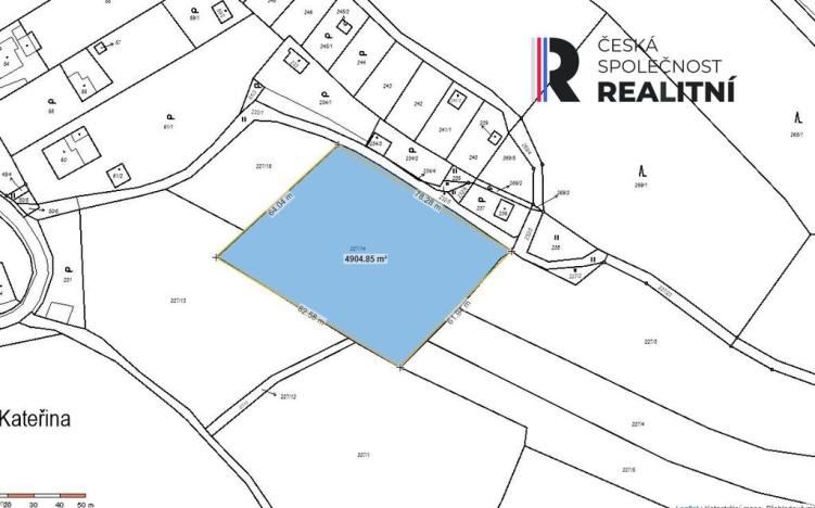 Prodej zemědělské půdy, Šebrov-Kateřina - Svatá Kateřina, 4998 m2