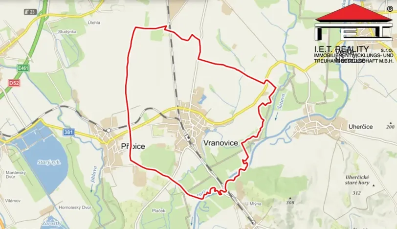 Prodej zahrady, Vranovice, 350 m2