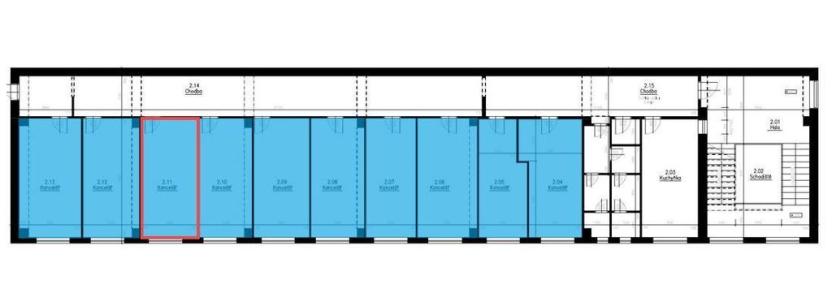 Pronájem kanceláře, Brno, Šámalova, 19 m2