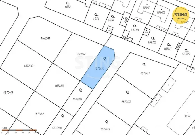 Prodej pozemku pro bydlení, Chlumec nad Cidlinou - Kladruby, 1031 m2