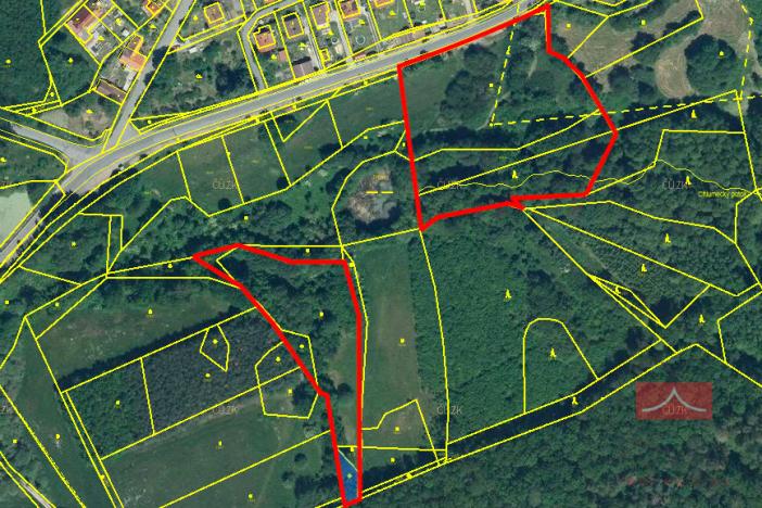 Prodej trvalého travního porostu, Vysoký Chlumec, 16339 m2