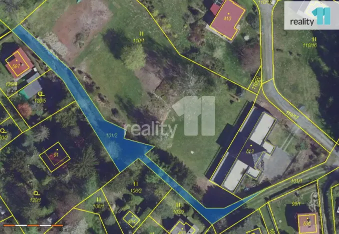 Prodej pozemku, Samopše, 643 m2