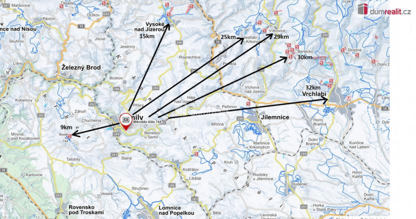 Prodej pozemku pro bydlení, Semily, Mikoláše Alše, 728 m2
