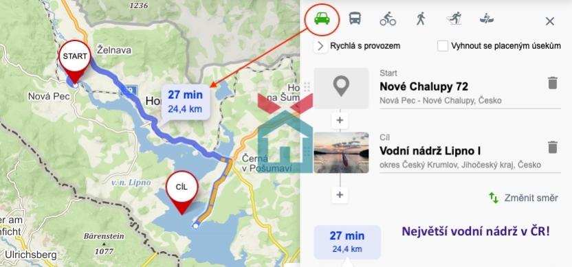 Prodej bytu 3+1, Nová Pec - Nové Chalupy, 76 m2