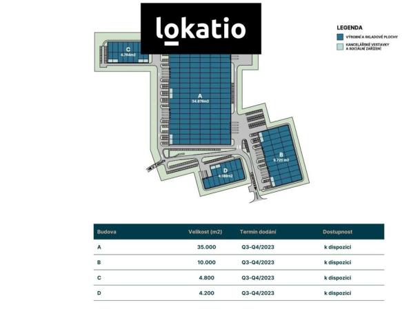 Pronájem výrobních prostor, Bruntál, 36000 m2
