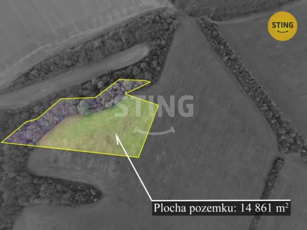 Prodej pole, Zlámanec, 14861 m2