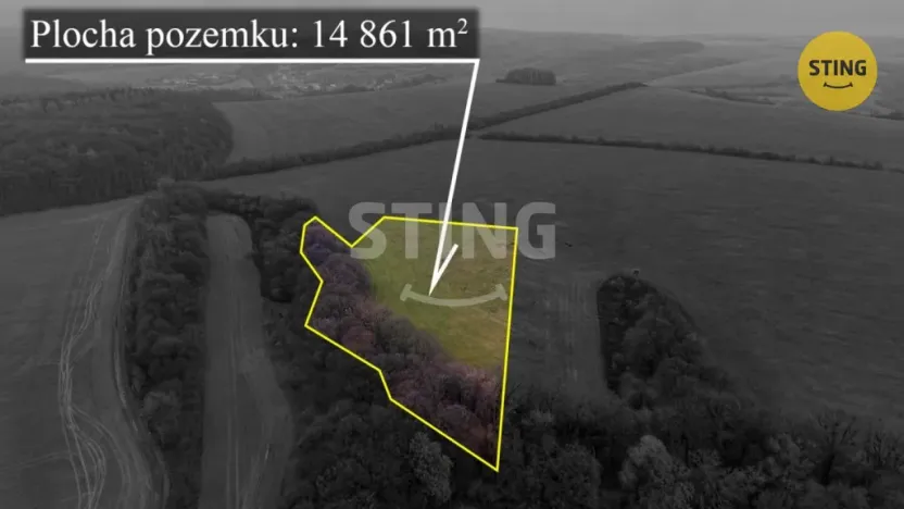 Prodej pole, Zlámanec, 14861 m2