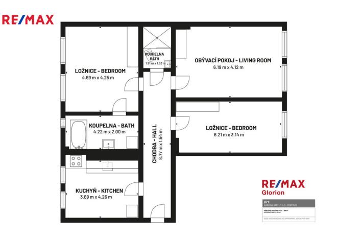 Prodej bytu 3+1, Karlovy Vary, Dr. Davida Bechera, 98 m2