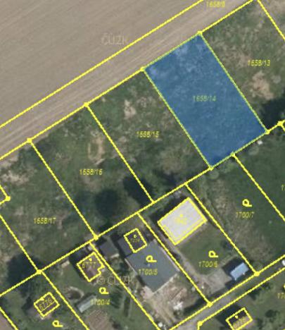 Pronájem zahrady, Chrudim, 700 m2