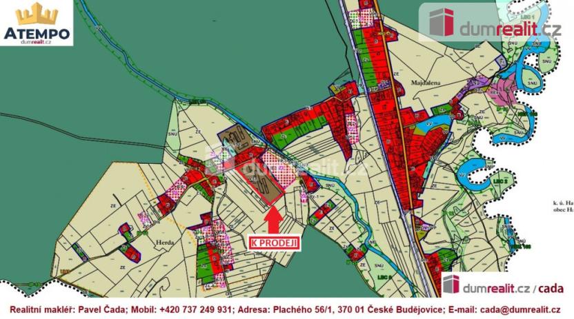 Prodej zemědělské půdy, Majdalena, 18720 m2