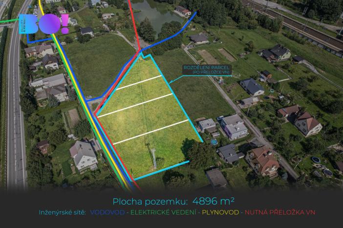 Prodej pozemku pro bydlení, Bystřice, 4896 m2
